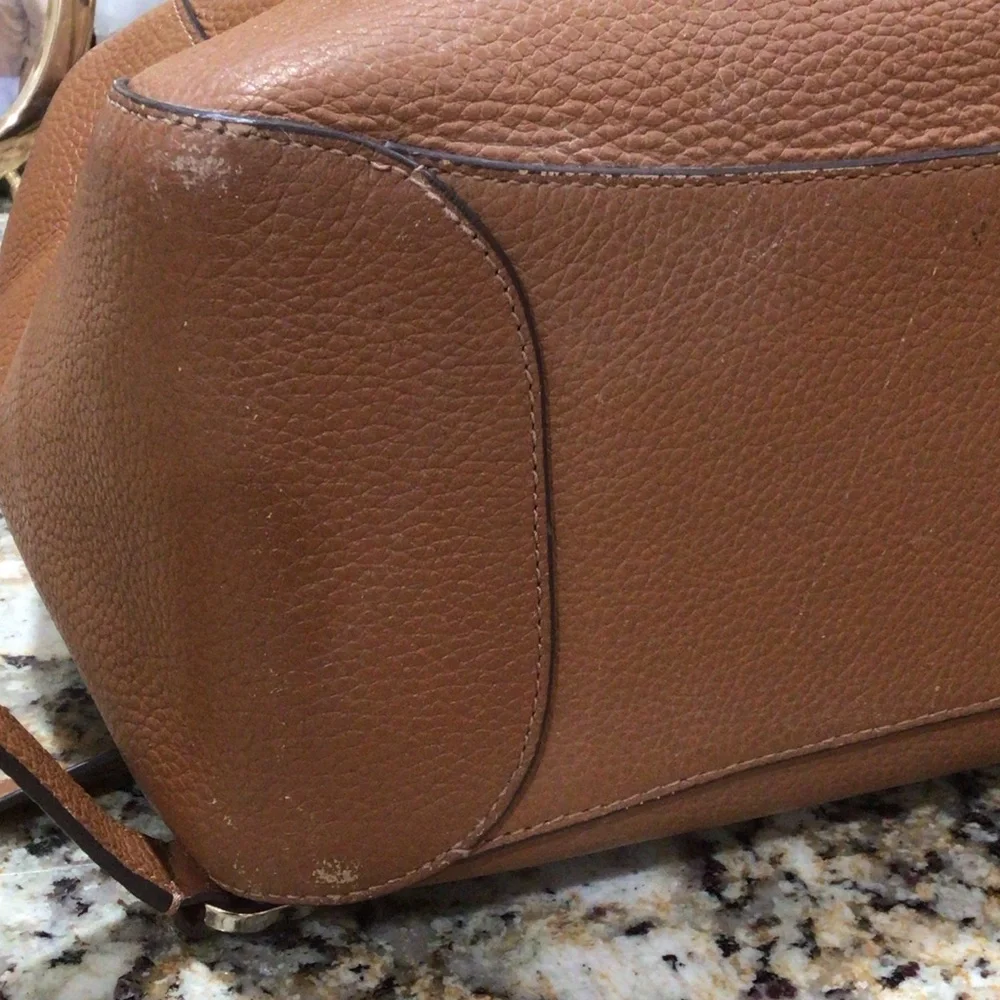Kate Spade Leila Saffiano Leather Backpack Tan